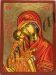 Icone ecrite Vierge du don rouge